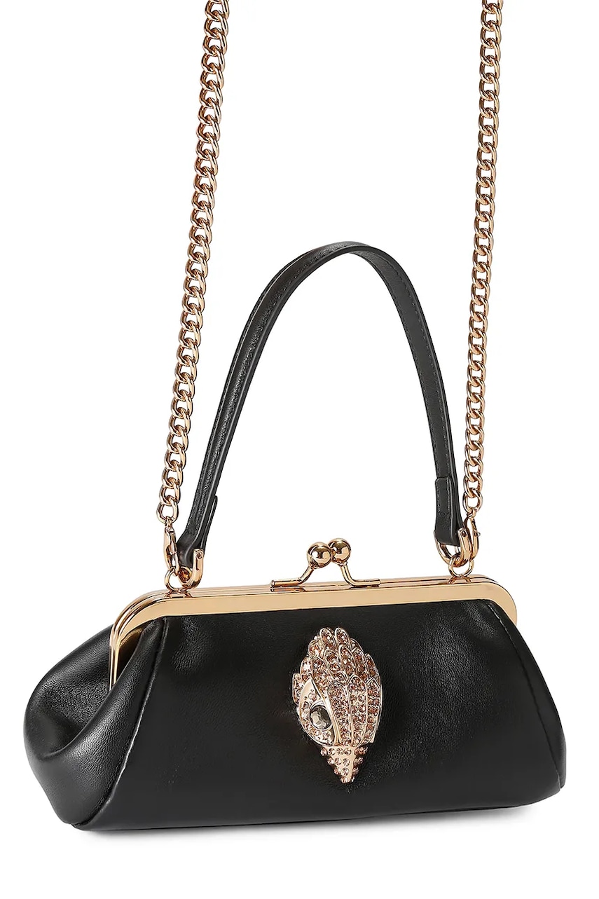 Kurt Geiger London  чанта crossbody дамска от кожа KENSINGTON