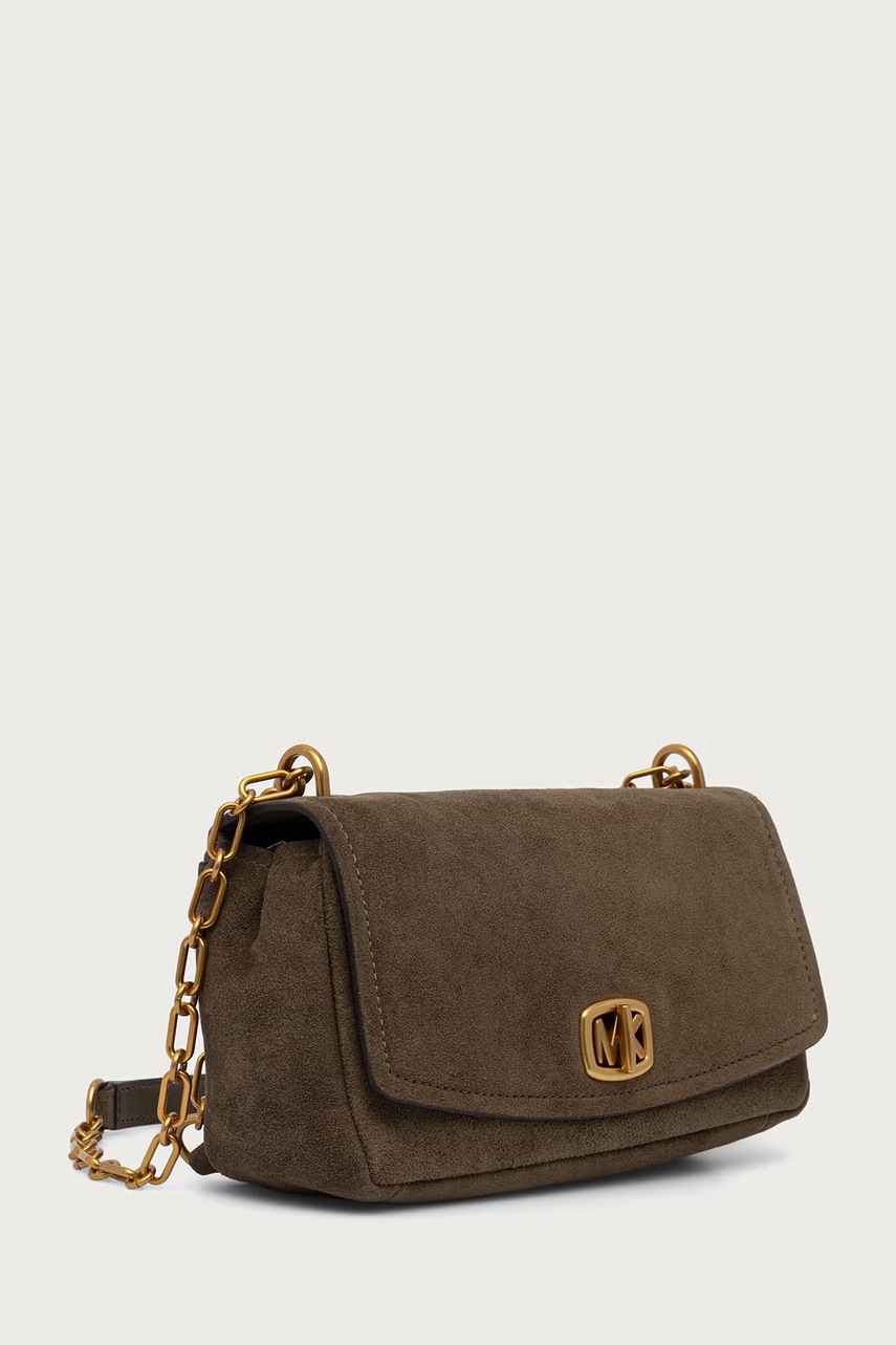 MICHAEL Michael Kors μικρή τσάντα γυναικεία δέρμα σουέτ BRYANT