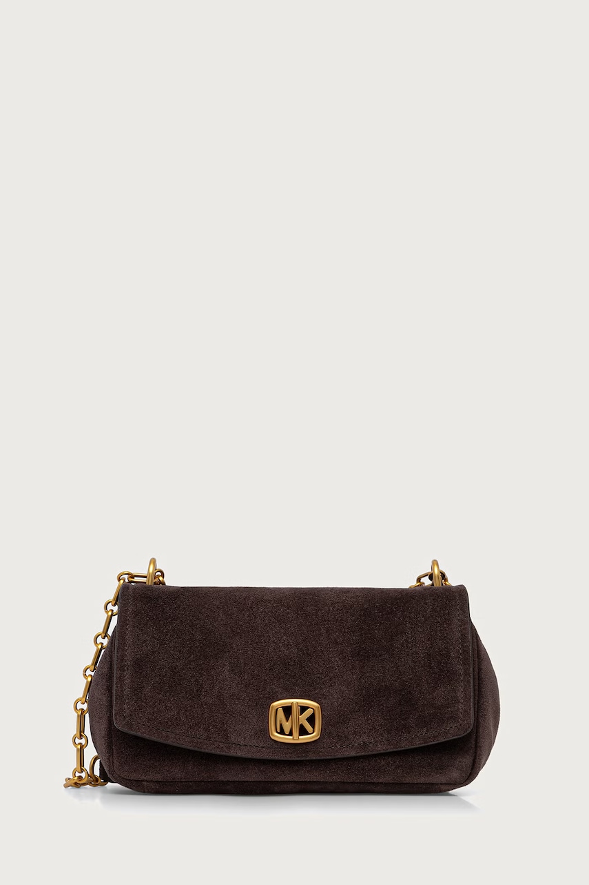 MICHAEL Michael Kors μικρή τσάντα γυναικεία δέρμα σουέτ BRYANT