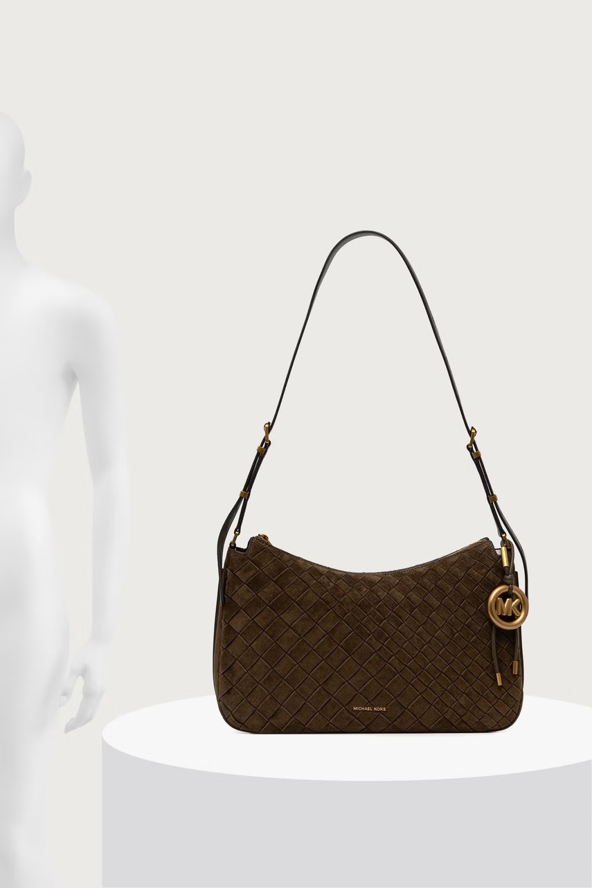 MICHAEL Michael Kors MICHAEL Michael Kors μικρή τσάντα γυναικεία δέρμα σουέτ NOLITA - 6
