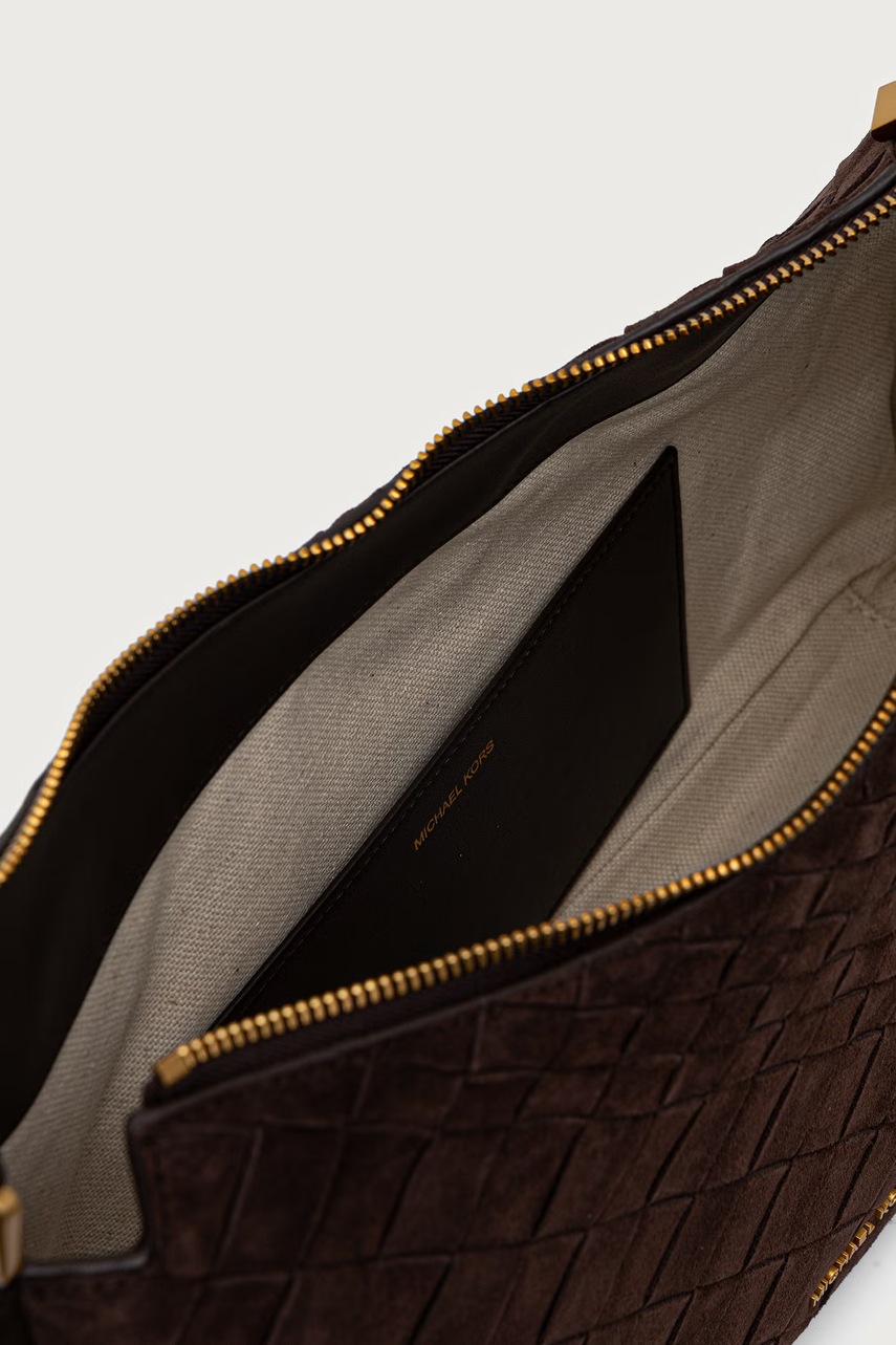 MICHAEL Michael Kors MICHAEL Michael Kors μικρή τσάντα γυναικεία δέρμα σουέτ NOLITA - 5