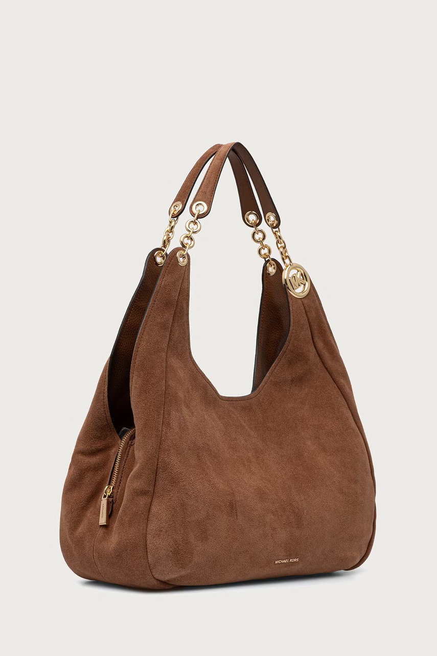 MICHAEL Michael Kors  шопинг чанта дамска от велур ELLIE