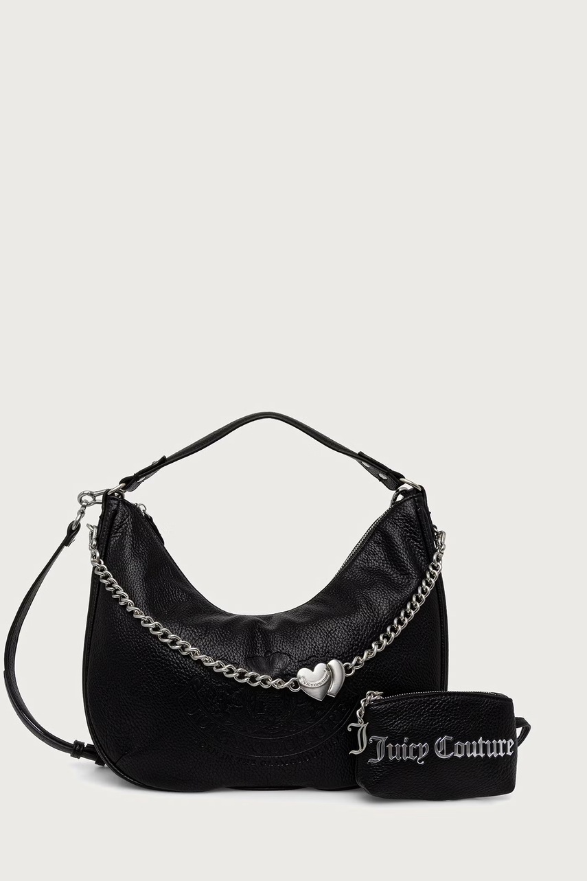 Juicy Couture τσάντα hobo γυναικεία από απομίμηση δέρματος TWIG NARRATIVE