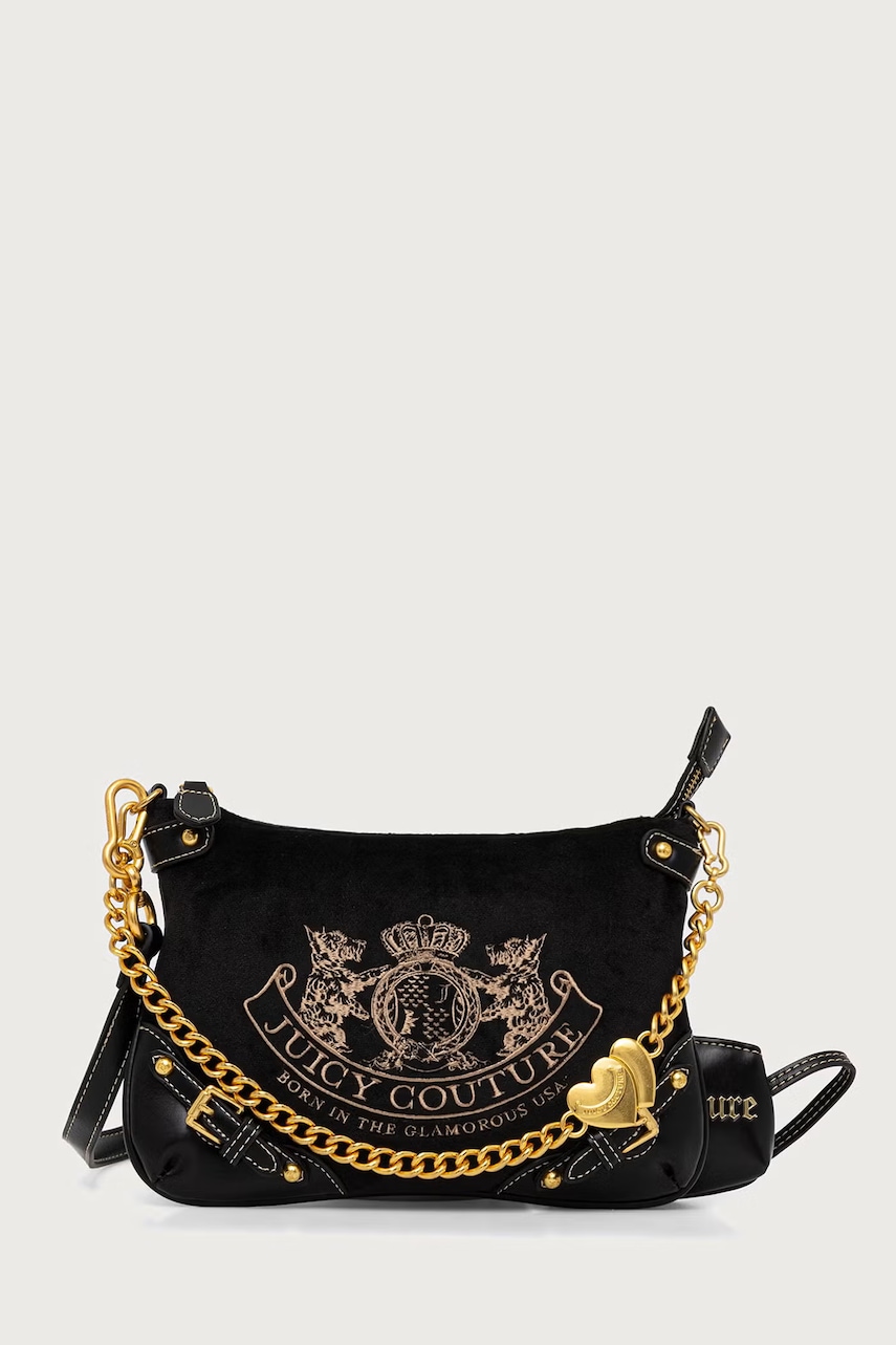 Juicy Couture crossbody torba za žene od velura TWIG NARRATIVE