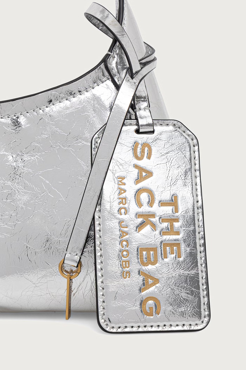 MARC JACOBS MARC JACOBS τσάντα hobo γυναικεία δερμάτινη THE SMALL BELTED SACK - 4