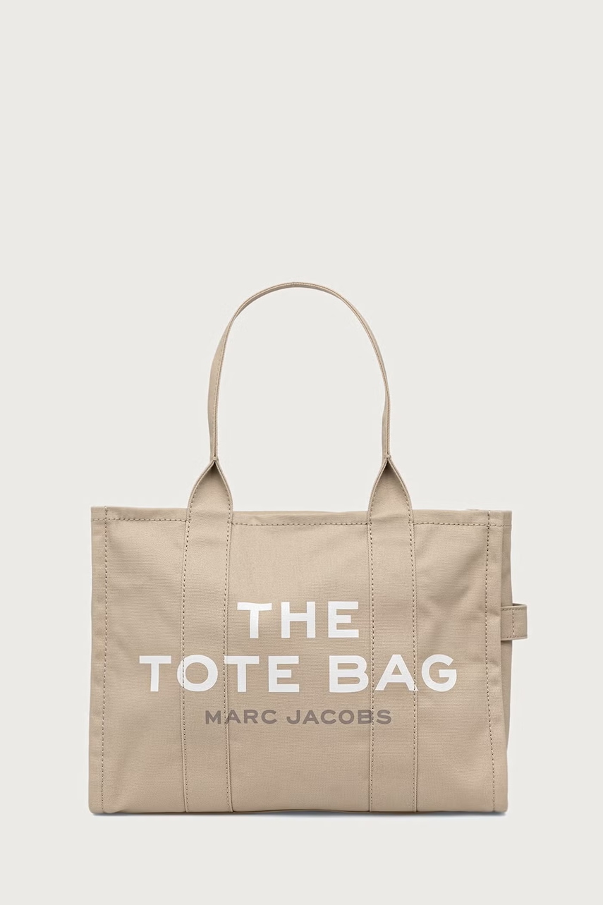 MARC JACOBS  geantă shopper pentru femei din bumbac THE LARGE TOTE