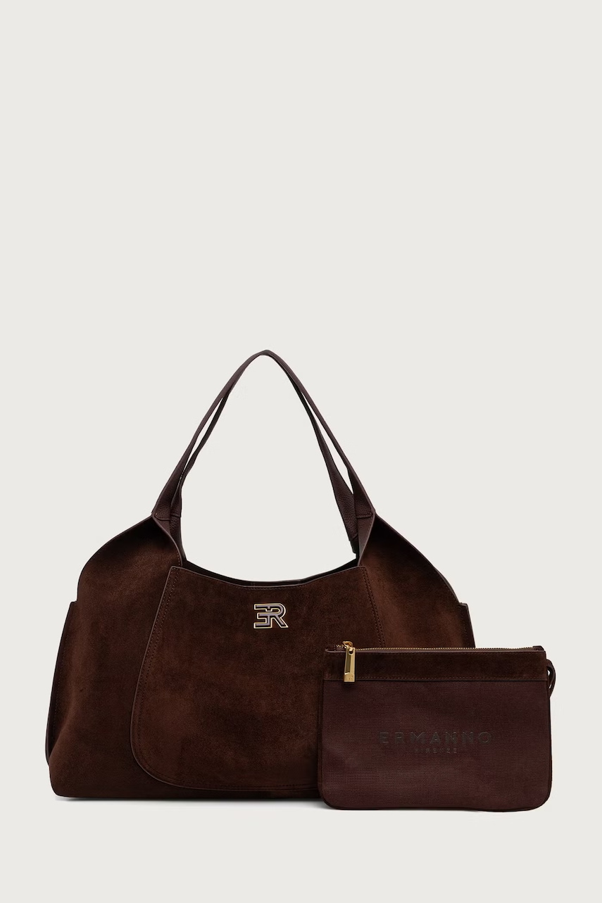 Ermanno Scervino LIFE  geantă shopper pentru femei din piele întoarsă