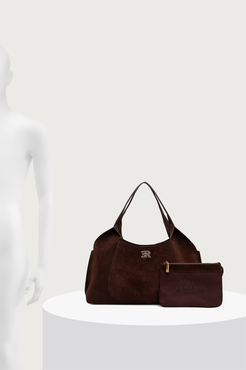 Ermanno Scervino LIFE Ermanno Scervino LIFE shopper γυναικεία δέρμα σουέτ - 6