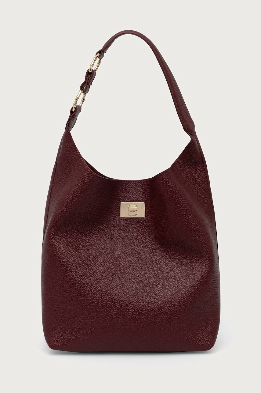 ERMANNO Firenze  hobo kabelka dámská z imitace kůže