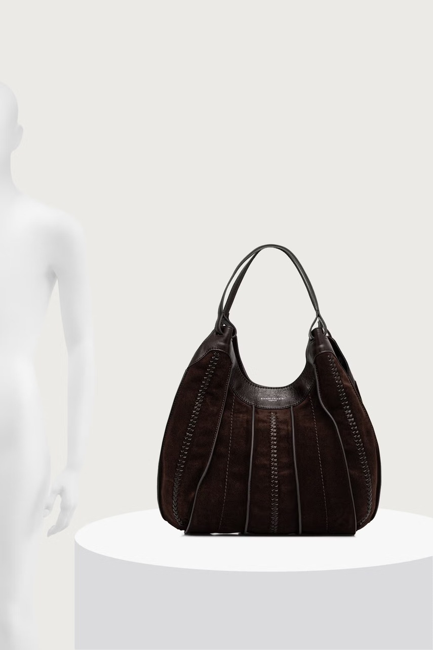 Gianni Chiarini Gianni Chiarini shopper γυναικεία δερμάτινη σουέτ DUA - 6