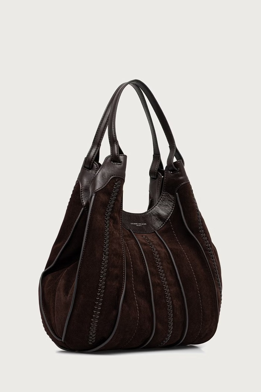 Gianni Chiarini Gianni Chiarini shopper γυναικεία δερμάτινη σουέτ DUA - 2