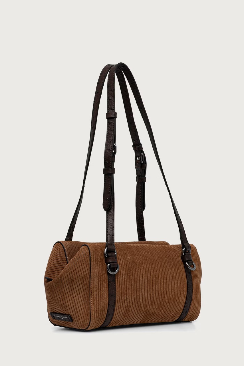 Gianni Chiarini  шопинг чанта дамска от велур TERRY