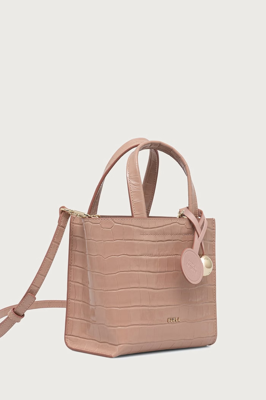 Furla χιαστί Γυναικεία δερμάτινη Divide It Mini Tote