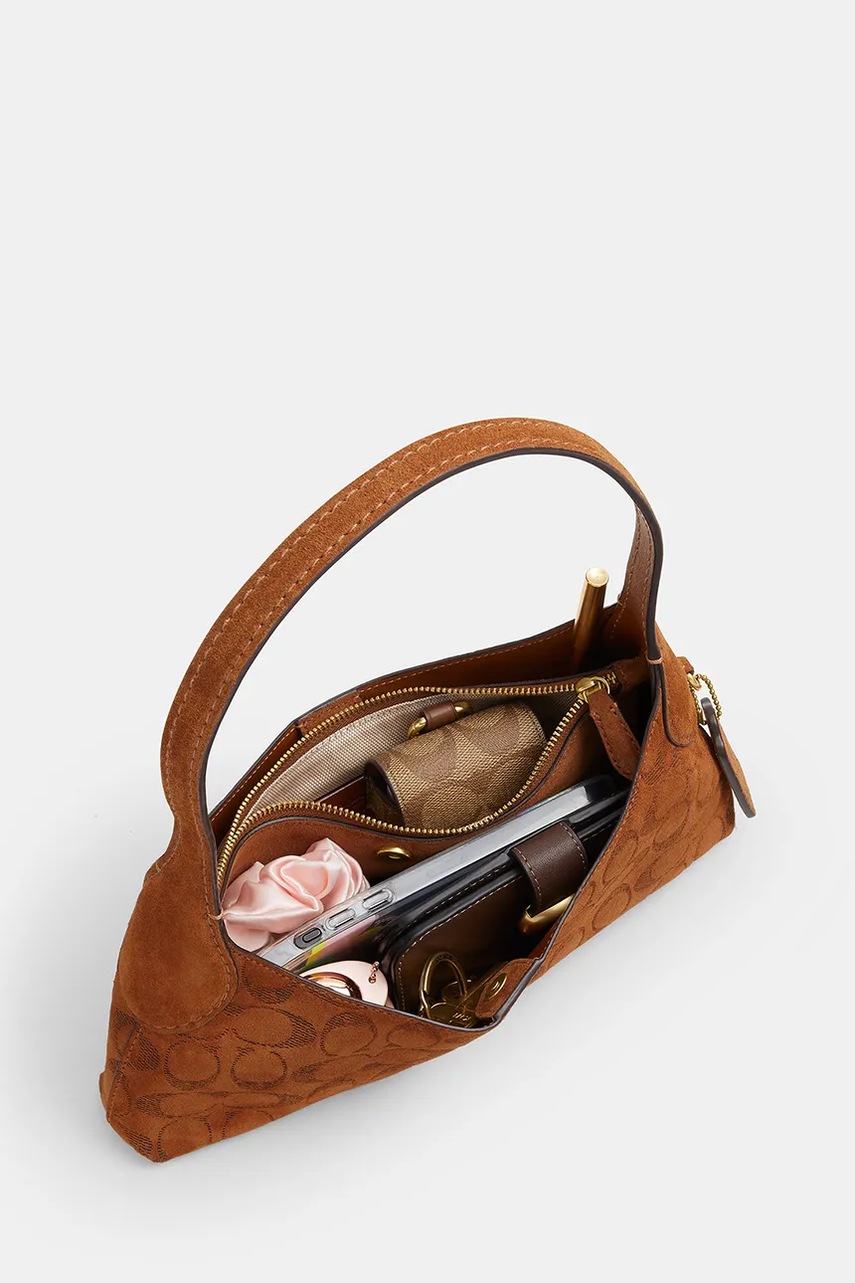 Coach Coach τσάντα hobo γυναικεία δέρμα σουέτ Brooklyn Shoulder Bag 26 - 4
