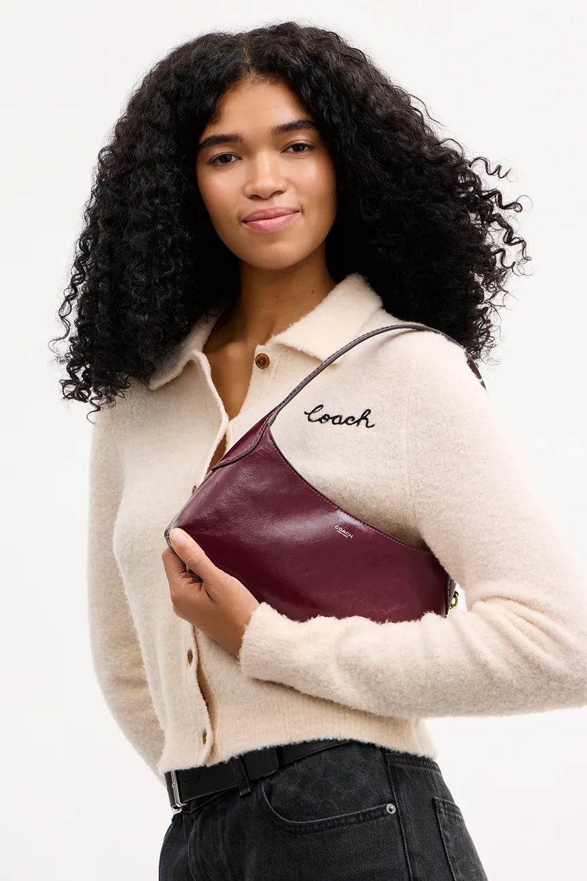 Coach Coach τσάντα hobo γυναικεία δερμάτινη Glazed Leather Brooklyn 26 - 8