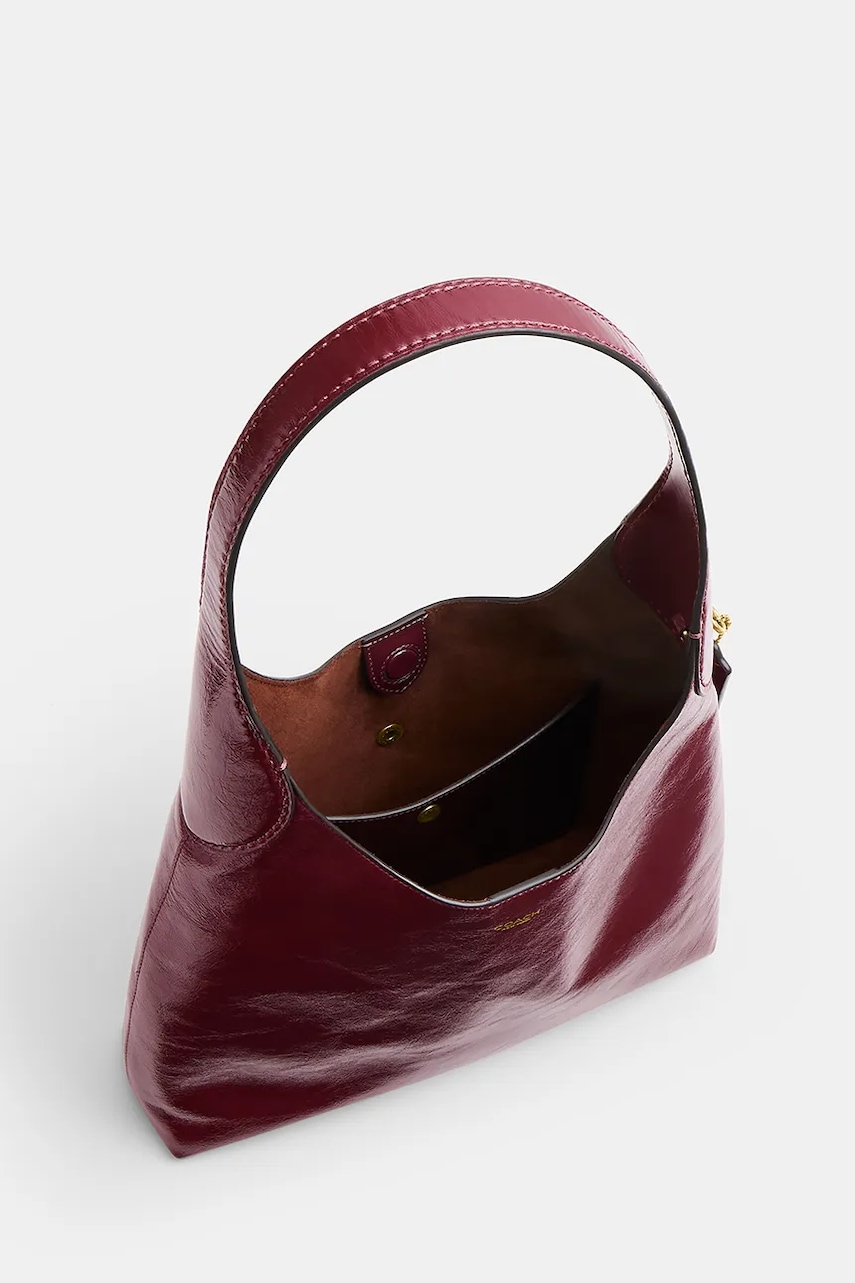 Coach Coach τσάντα hobo γυναικεία δερμάτινη Glazed Leather Brooklyn 28 - 5