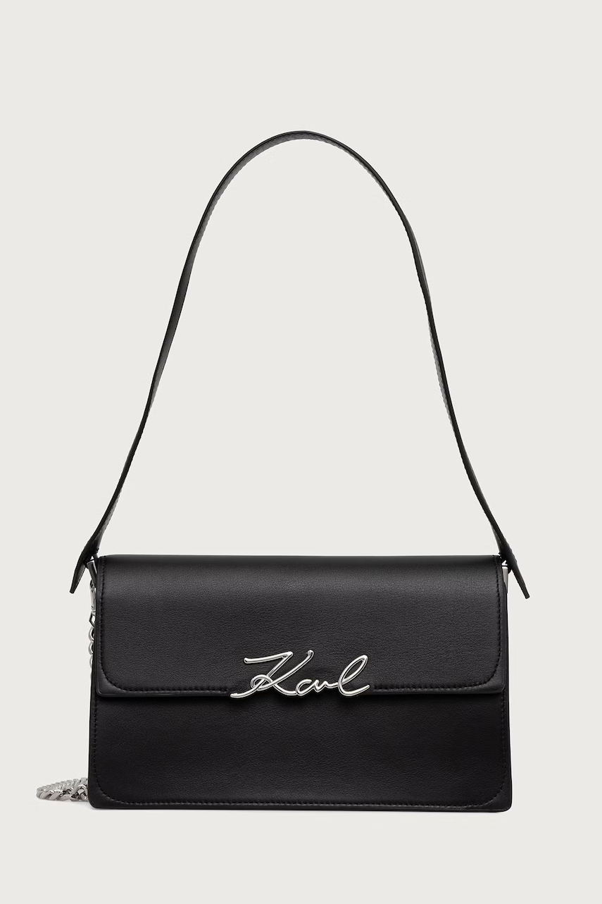 Karl Lagerfeld  geantă crossbody pentru femei din piele K/SIGNATURE