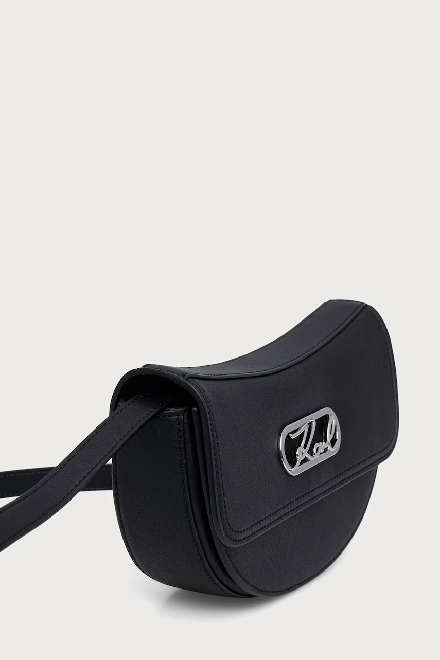 Karl Lagerfeld χιαστί γυναικεία δερμάτινη K/SIGNATURE
