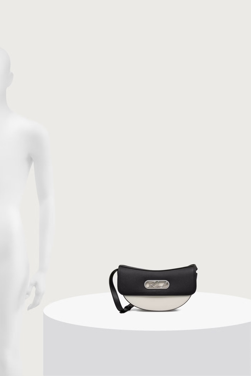 Karl Lagerfeld Karl Lagerfeld χιαστί γυναικεία δερμάτινη K/SIGNATURE - 6