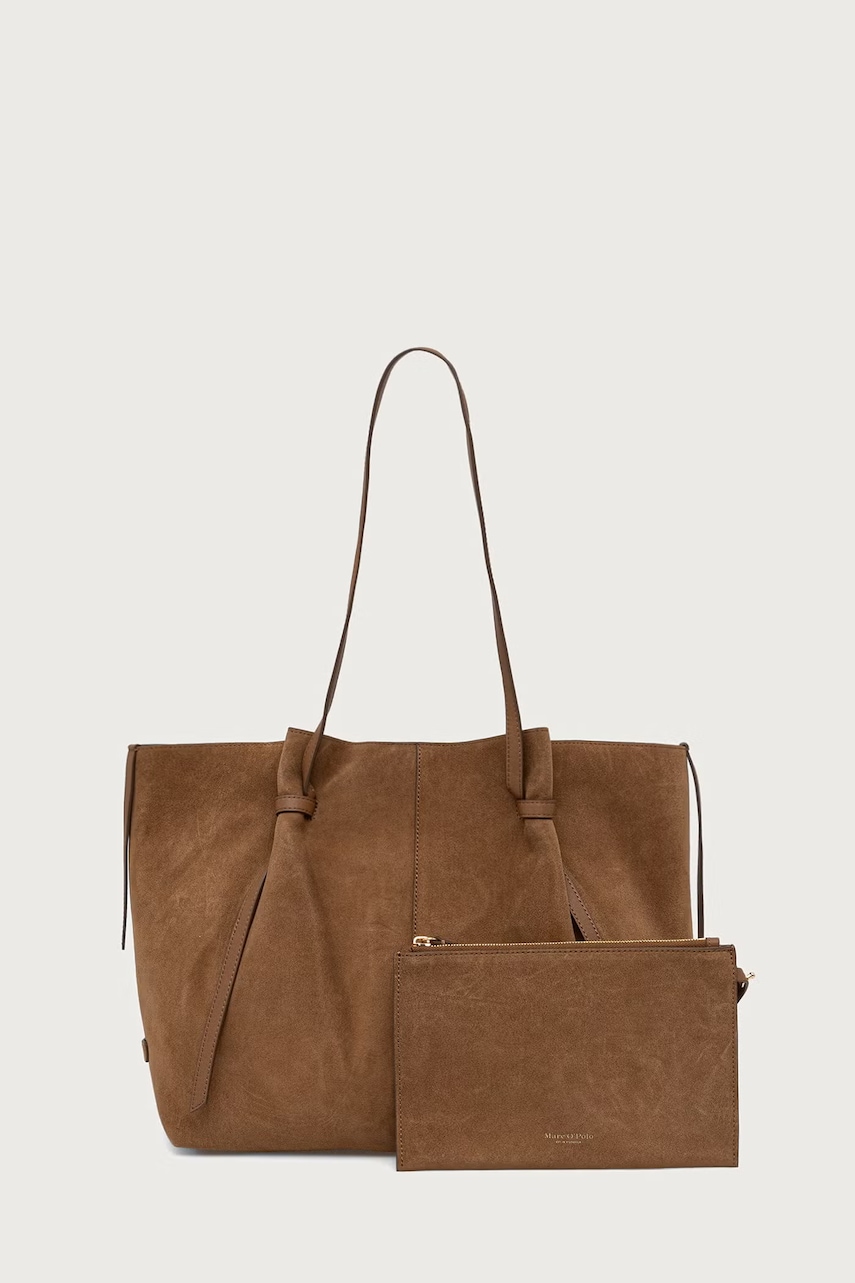 Marc O'Polo  tote bag pentru femei din piele întoarsă