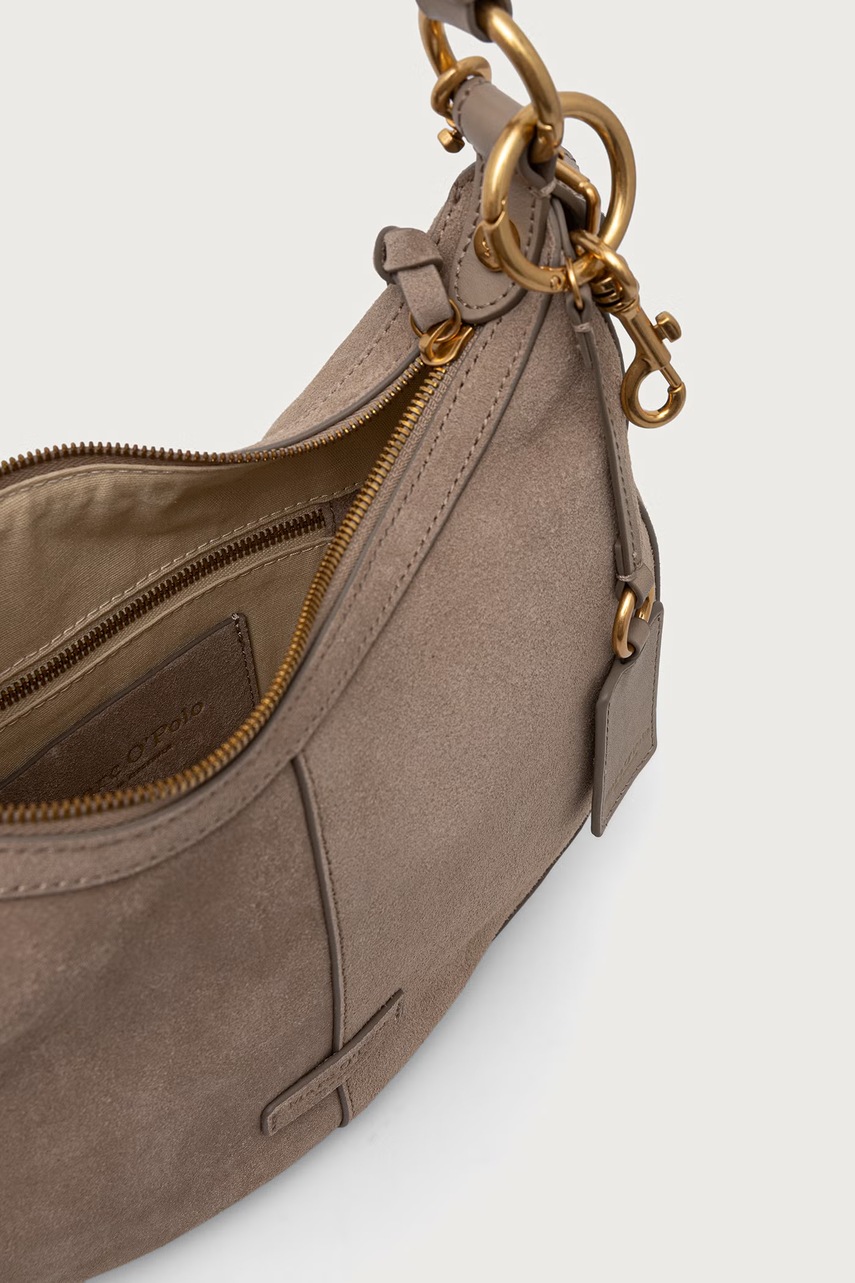 Marc O'Polo Marc O'Polo τσάντα hobo γυναικεία δέρμα σουέτ - 5