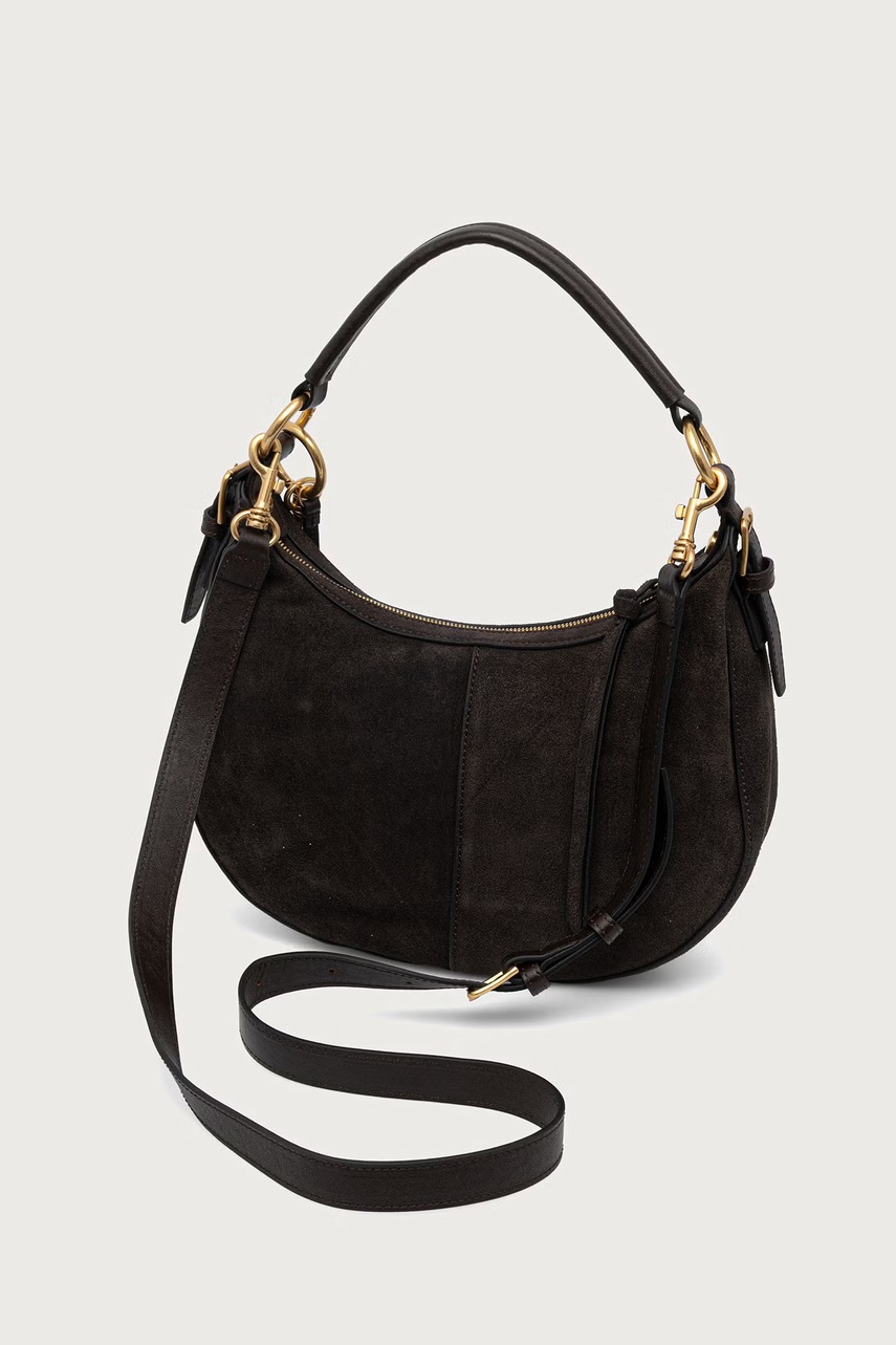 Marc O'Polo Marc O'Polo τσάντα hobo γυναικεία δέρμα σουέτ - 3