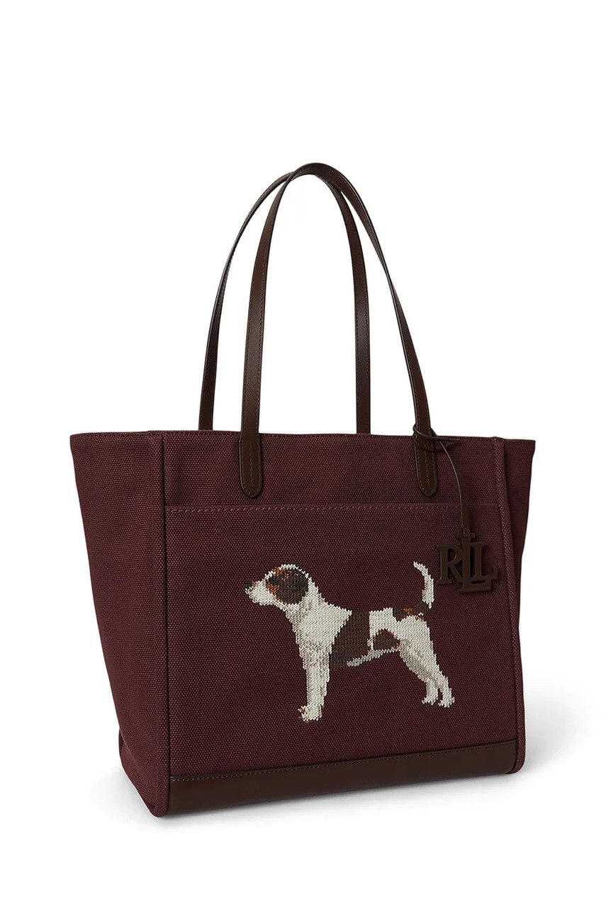 Lauren Ralph Lauren Lauren Ralph Lauren tote γυναικεία βαμβακερή - 3