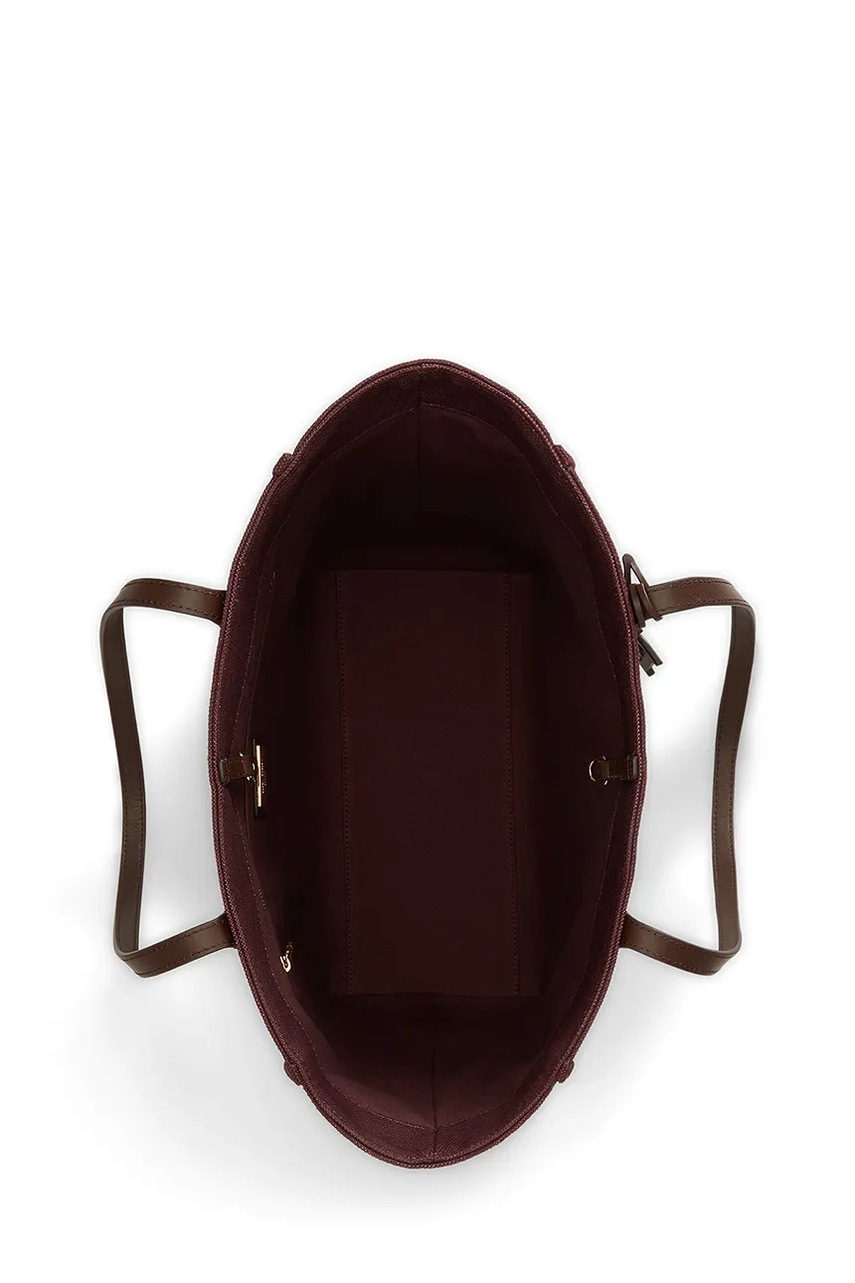 Lauren Ralph Lauren Lauren Ralph Lauren tote γυναικεία βαμβακερή - 4