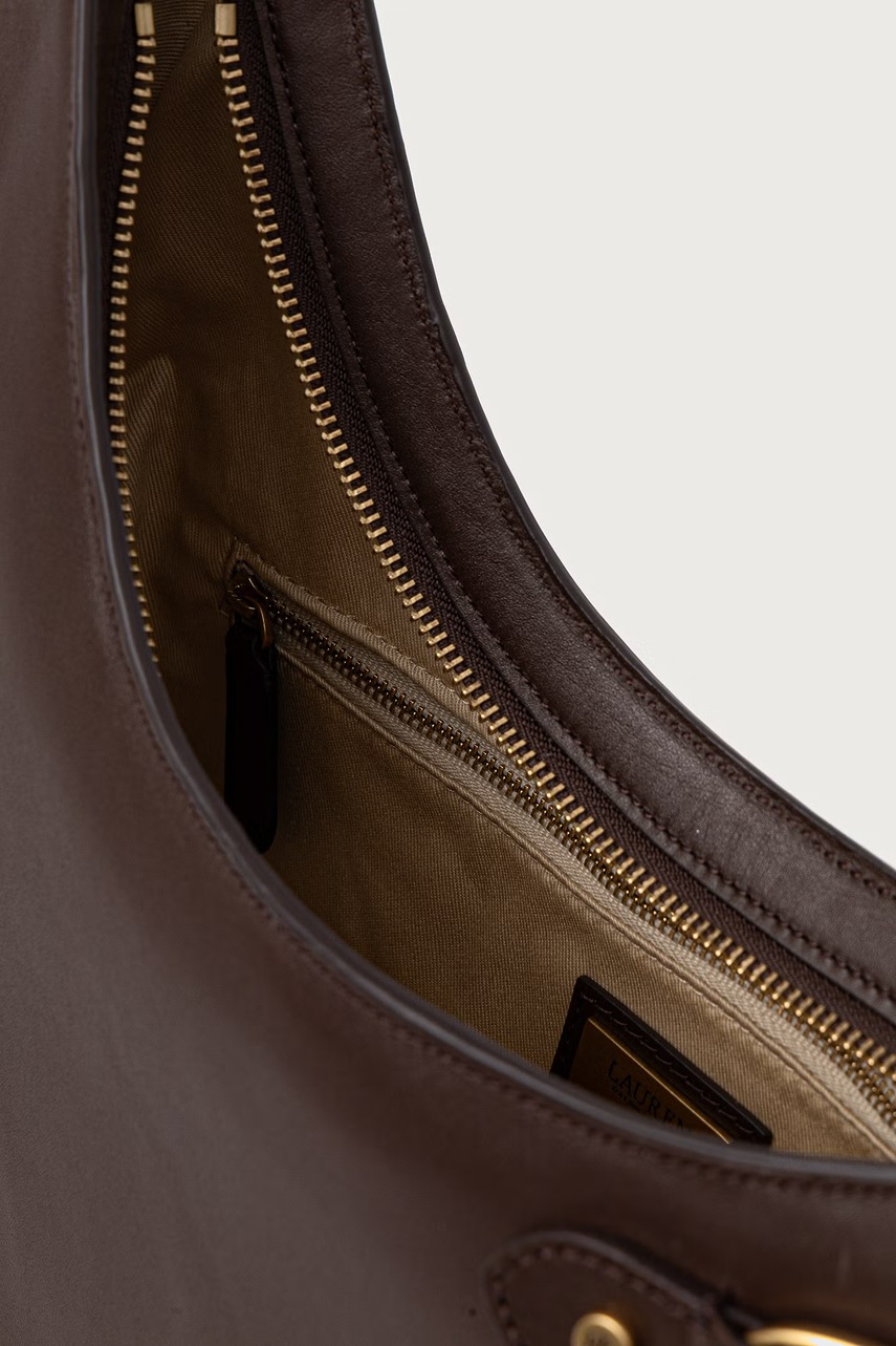 Lauren Ralph Lauren Lauren Ralph Lauren μικρή τσάντα γυναικεία δερμάτινη - 5