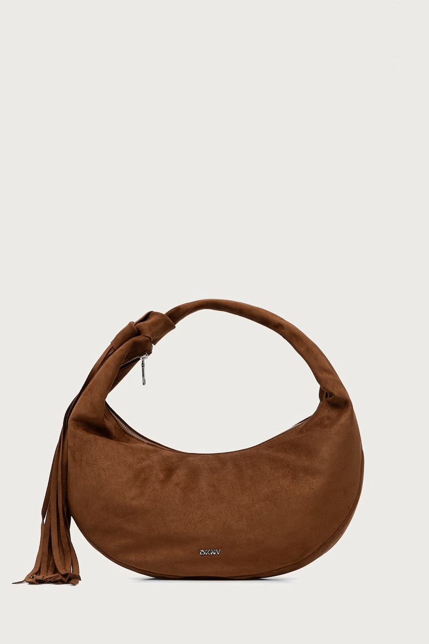 DKNY  hobo bag pentru femei cu imitație de piele întoarsă