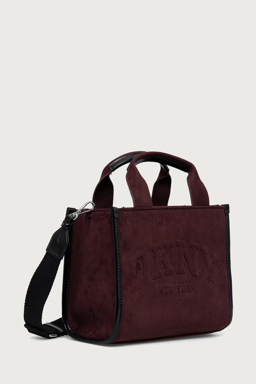 DKNY μικρή τσάντα γυναικεία από απομίμιση σουέτ