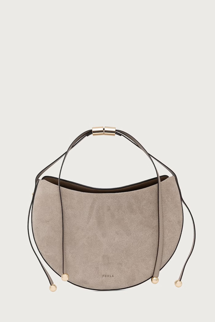 Furla  geantă crossbody pentru femei din piele întoarsă Moonstone M