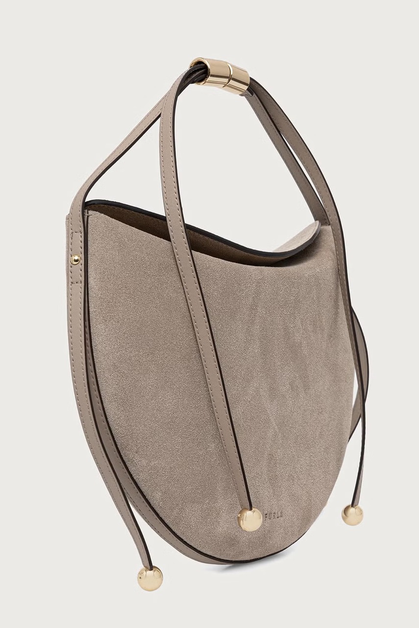 Furla χιαστί γυναικεία δέρμα σουέτ Moonstone M