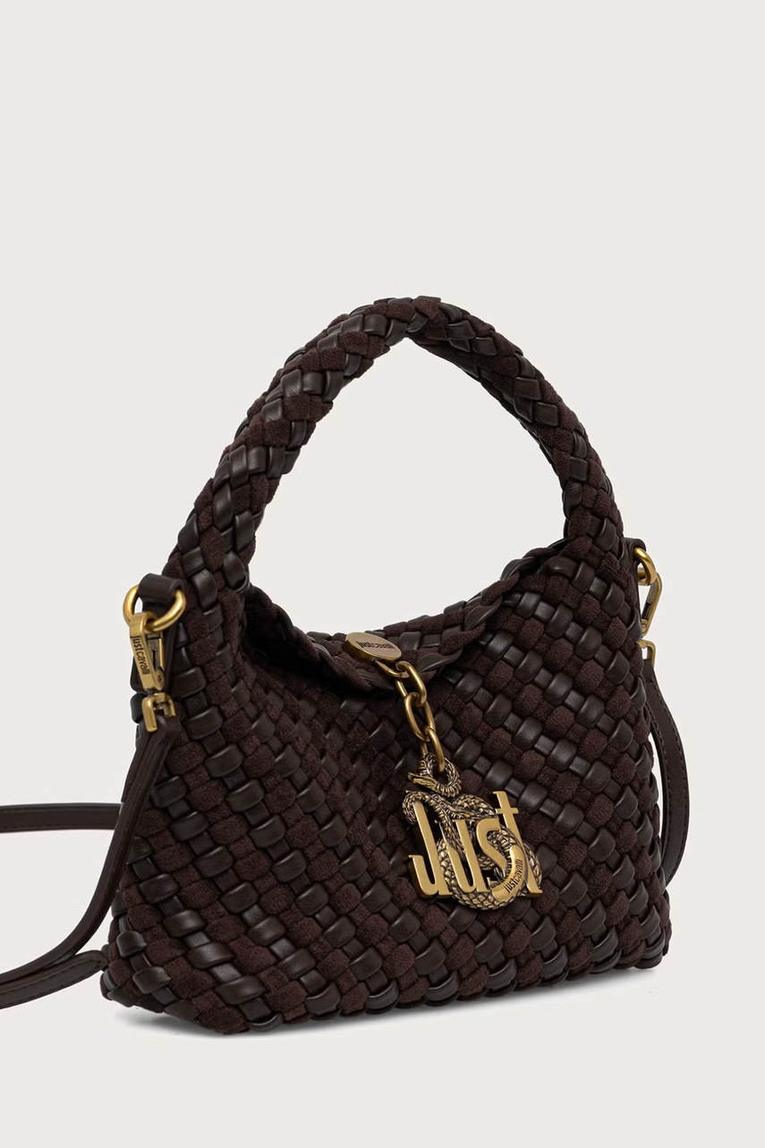 Just Cavalli  чанта дамска от сплетена материя