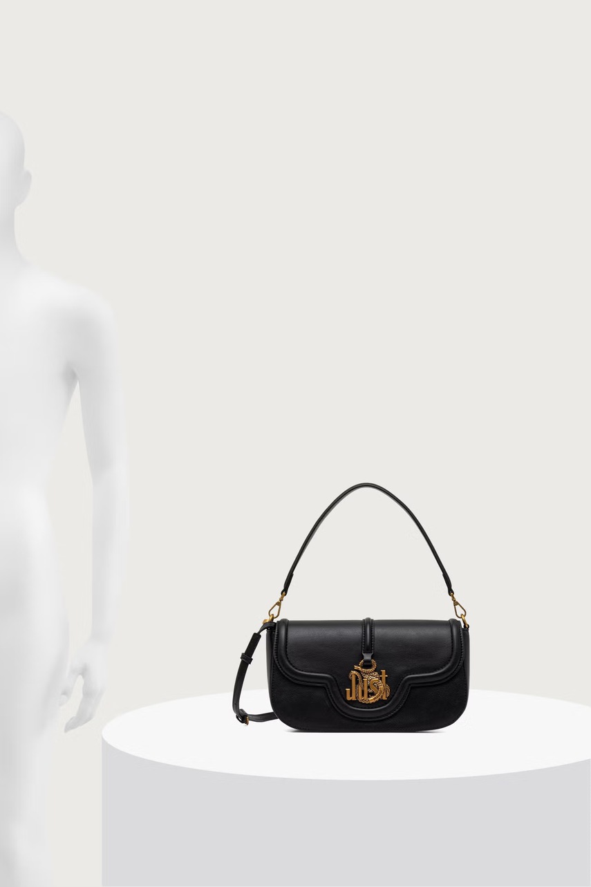 Just Cavalli Just Cavalli χιαστί γυναικεία από απομίμηση δέρματος - 6