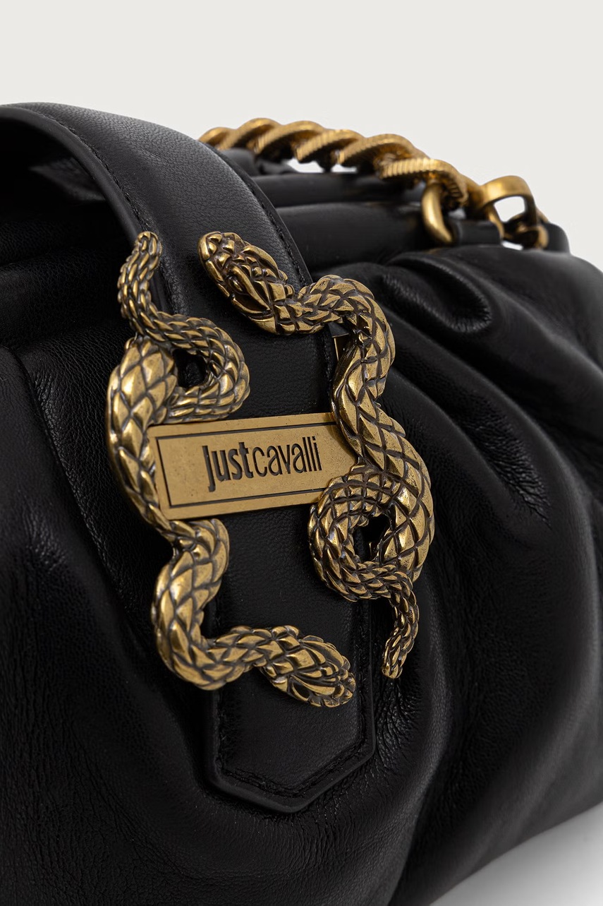 Just Cavalli Just Cavalli χιαστί γυναικεία από απομίμηση δέρματος - 4