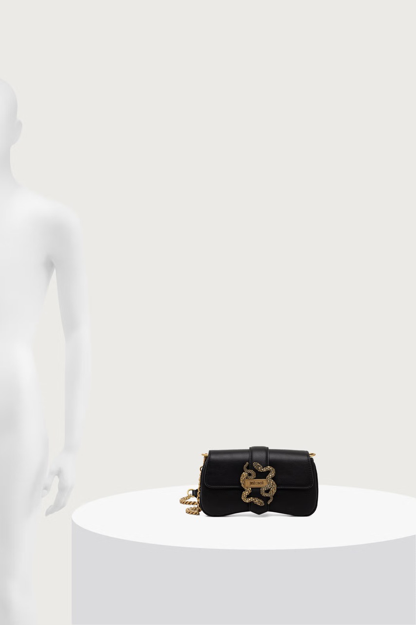 Just Cavalli Just Cavalli χιαστί γυναικεία από απομίμηση δέρματος - 6