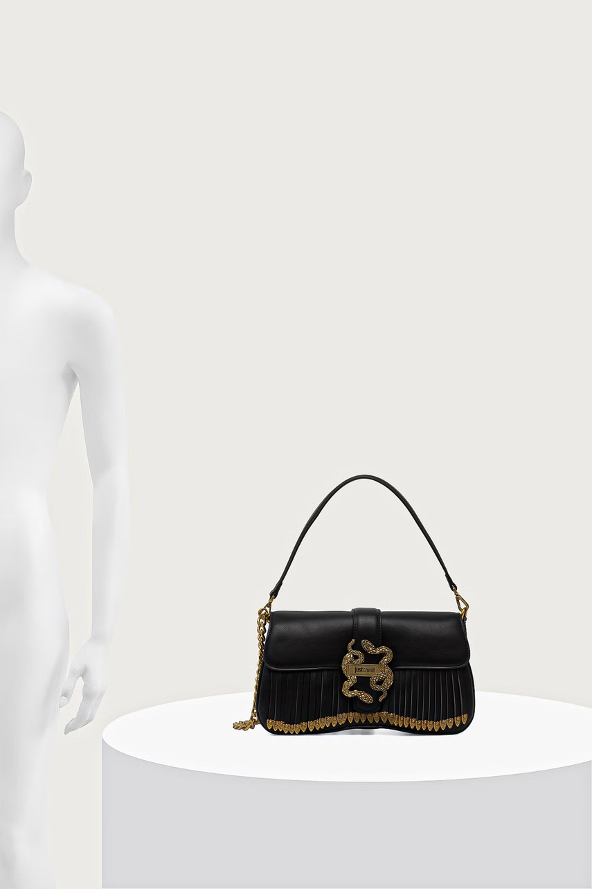 Just Cavalli Just Cavalli χιαστί γυναικεία από απομίμηση δέρματος - 6