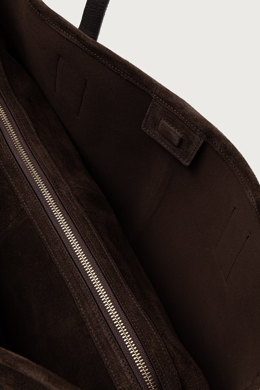 Marella Marella shopper γυναικεία από δέρμα σουέτ MLAECRU - 7