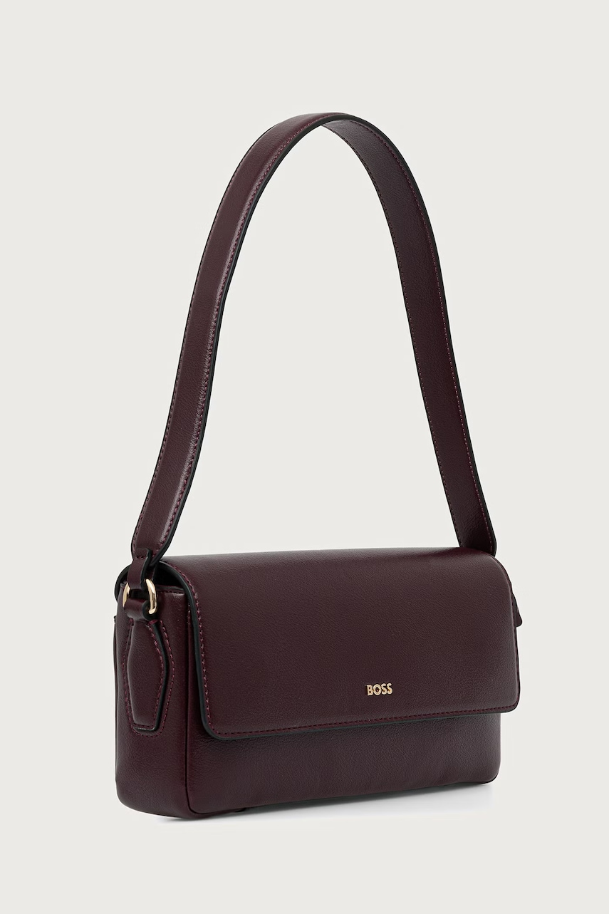 BOSS  чанта тип багета дамска от имитация на кожа Sandy Sh. Bag