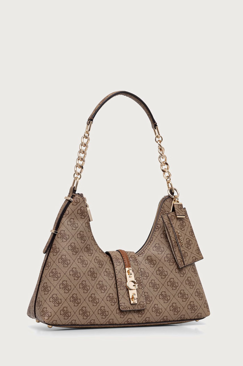 Guess τσάντα hobo γυναικεία από απομίμηση δέρματος YVONNE