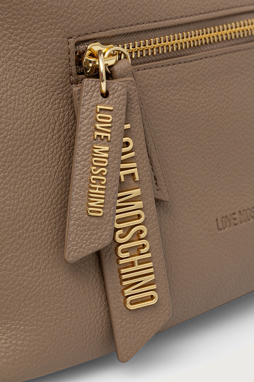 Love Moschino Love Moschino τσάντα hobo γυναικεία από απομίμηση δέρματος - 4