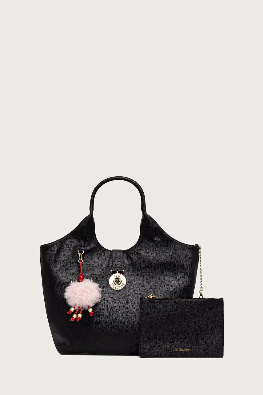 Love Moschino  geantă shopper pentru femei cu imitație de piele