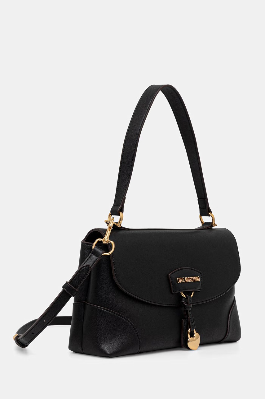 Love Moschino μικρή τσάντα γυναικεία δερμάτινη