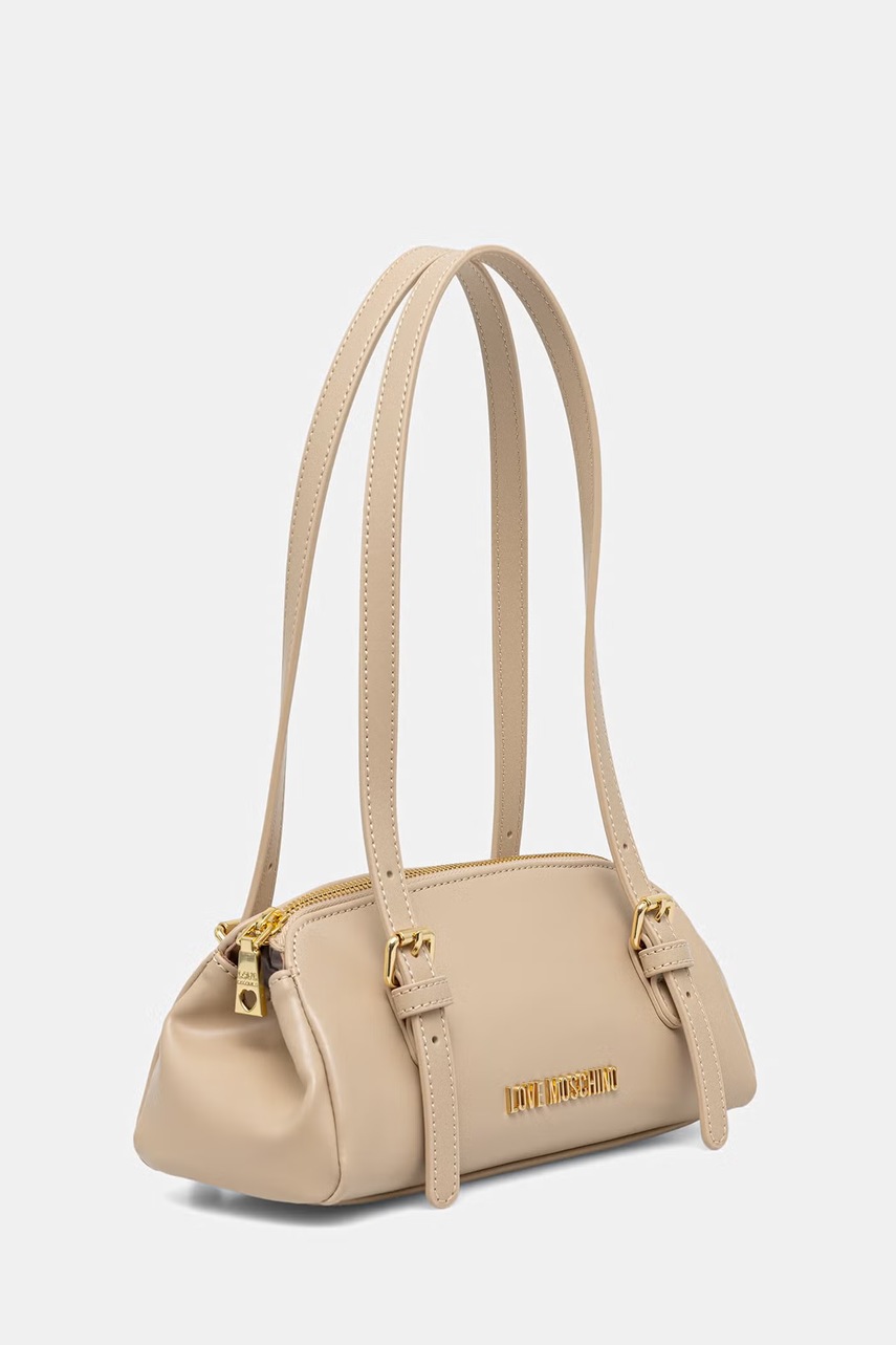 Love Moschino baguette γυναικεία από απομίμηση δέρματος