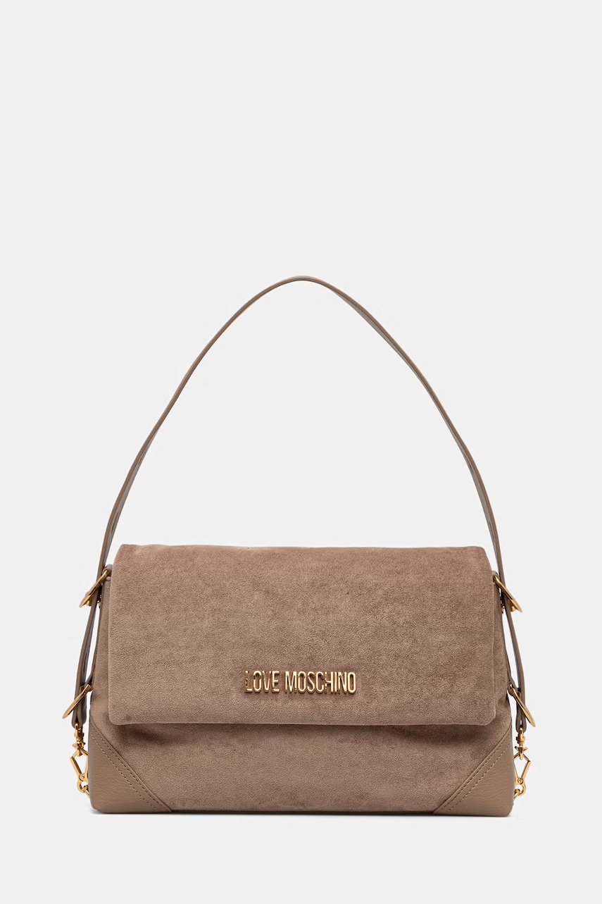 Love Moschino geantă pentru femei cu imitație de piele întoarsă