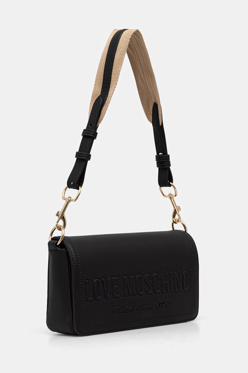 Love Moschino μικρή τσάντα γυναικεία από απομίμηση δέρματος