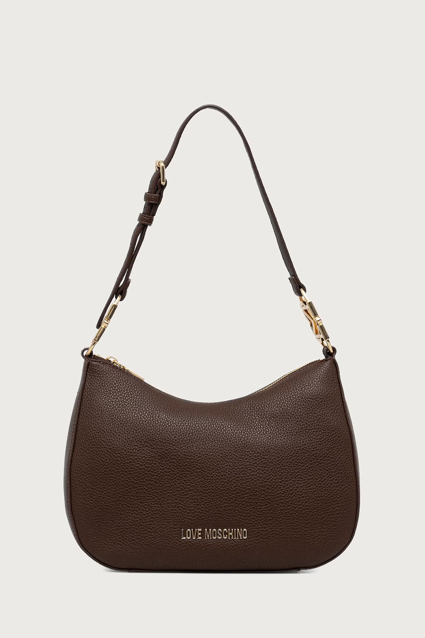 Love Moschino torebka hobo damska z imitacji skóry