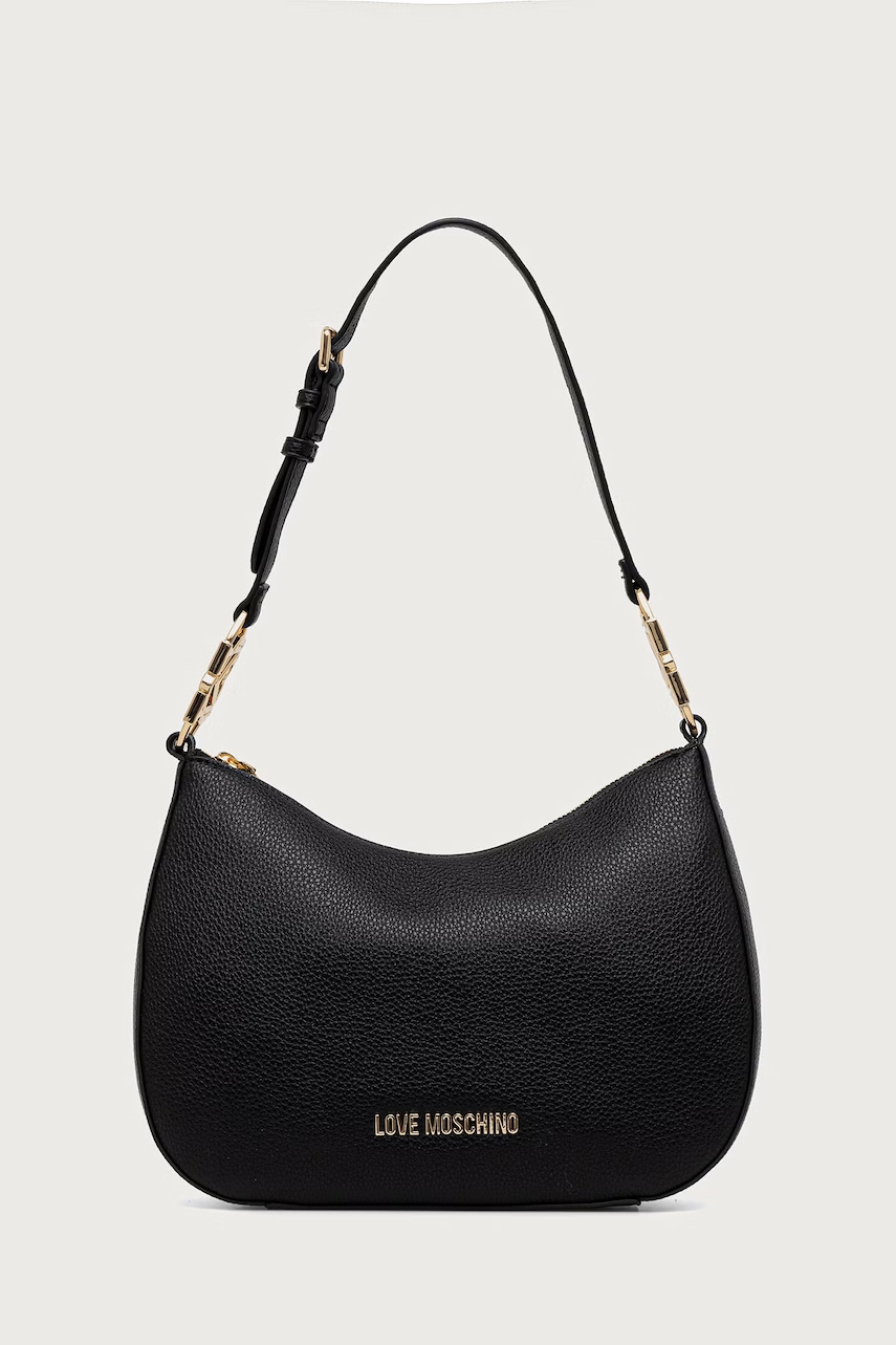 Love Moschino torebka hobo damska z imitacji skóry