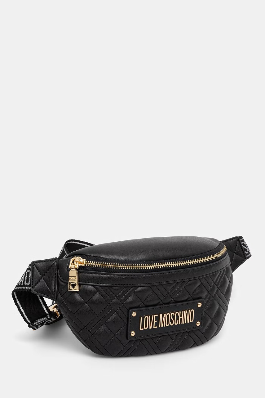 Love Moschino τσαντάκι μέσης γυναικείο από απομίμηση δέρματος